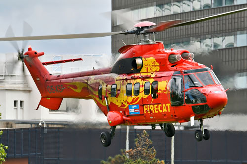 Hélicoptère AS332 SuperPuma OE-XSP Firecat