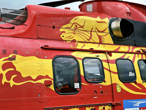 Hélicoptère AS332 SuperPuma OE-XSP Firecat