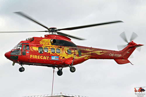 Hélicoptère AS332 SuperPuma OE-XSP Firecat