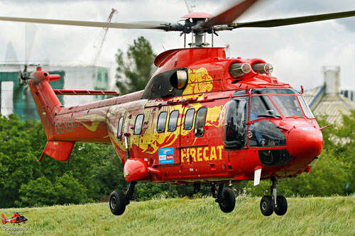 Hélicoptère AS332 SuperPuma OE-XSP Firecat