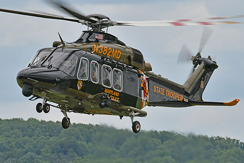 Hélicoptère AW139 N382MD Trooper 3 du Maryland State Police