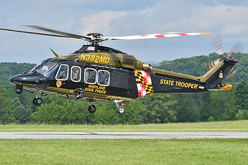 Hélicoptère AW139 N382MD Trooper 3 du Maryland State Police