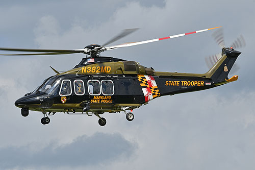 Hélicoptère AW139 N382MD Trooper 3 du Maryland State Police