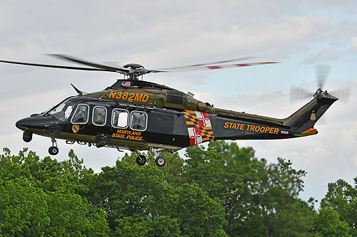 Hélicoptère AW139 N382MD Trooper 3 du Maryland State Police