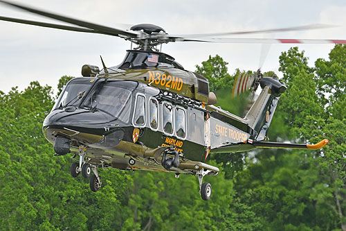 Hélicoptère AW139 N382MD Trooper 3 du Maryland State Police