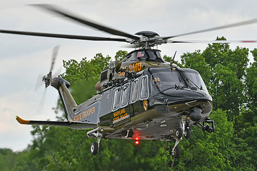 Hélicoptère AW139 N382MD Trooper 3 du Maryland State Police