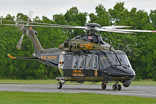 Hélicoptère AW139 N382MD Trooper 3 du Maryland State Police