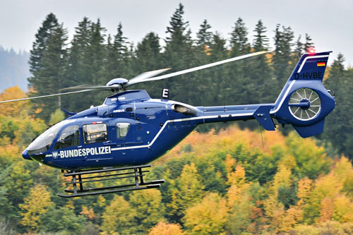 Hélicoptère EC135 D-HVBE Bundespolizei Fliegergruppe