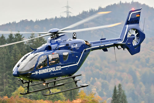 Hélicoptère EC135 D-HVBQ Bundespolizei Fliegergruppe