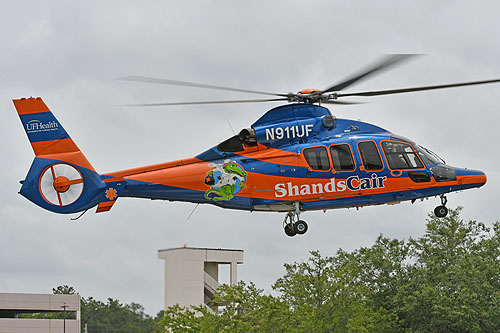 Hélicoptère EC155 N911UF ShandsCair, University of Florida Health, Gainesville