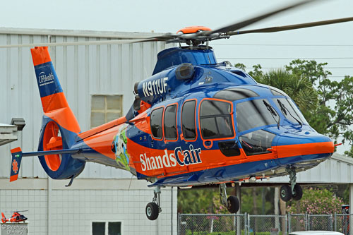 Hélicoptère EC155 N911UF ShandsCair, University of Florida Health, Gainesville