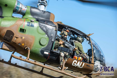 Hélicoptère SA342 Gazelle de l'ALAT (Aviation légère de l'Armée de Terre) française