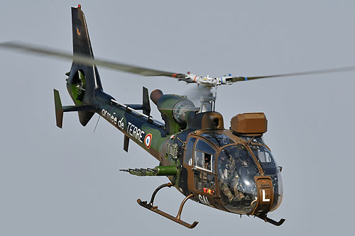 Hélicoptère SA342 Gazelle Viviane HOT de l'ALAT (Aviation légère de l'Armée de Terre) française