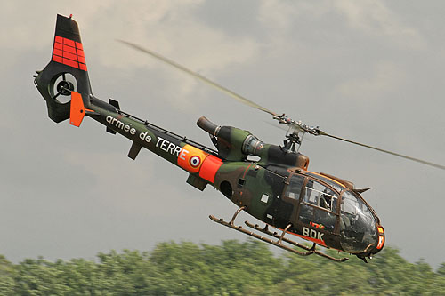 Hélicoptère SA342 Gazelle de l'ALAT (Aviation légère de l'Armée de Terre) française