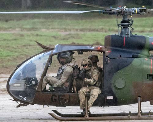 Hélicoptère SA342 Gazelle de l'ALAT (Aviation légère de l'Armée de Terre) française