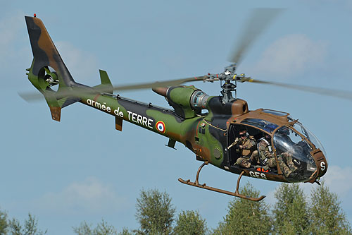 Hélicoptère SA342 Gazelle de l'ALAT (Aviation légère de l'Armée de Terre) française