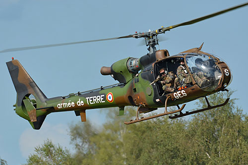 Hélicoptère SA342 Gazelle de l'ALAT (Aviation légère de l'Armée de Terre) française