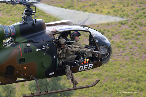 Hélicoptère SA342 Gazelle de l'ALAT (Aviation légère de l'Armée de Terre) française