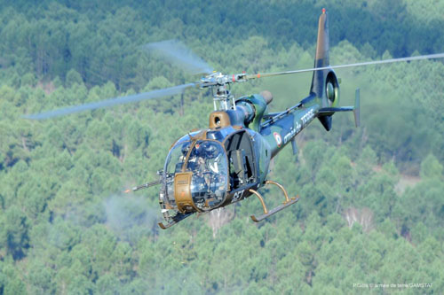 Hélicoptère SA342 Gazelle de l'ALAT (Aviation légère de l'Armée de Terre) française