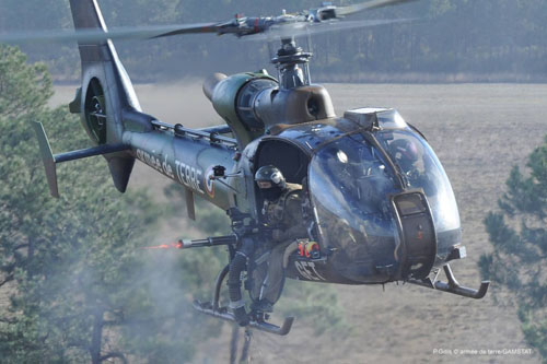 Hélicoptère SA342 Gazelle de l'ALAT (Aviation légère de l'Armée de Terre) française