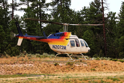 Hélicoptère BELL 206 Long Ranger de Papillon Grand Canyon Helicopters