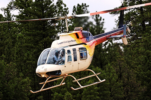 Hélicoptère BELL 206 Long Ranger de Papillon Grand Canyon Helicopters