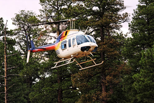 Hélicoptère BELL 206 Long Ranger de Papillon Grand Canyon Helicopters