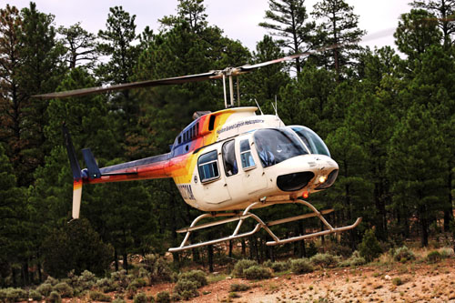 Hélicoptère BELL 206 Long Ranger de Papillon Grand Canyon Helicopters