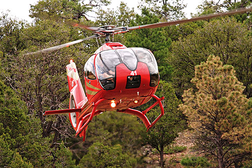 Hélicoptère EC130 de Grand Canyon Helicopters