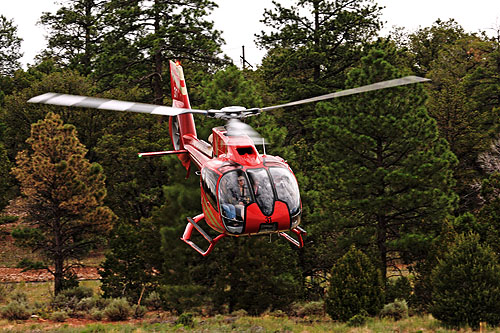 Hélicoptère EC130 de Grand Canyon Helicopters