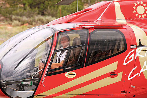 Hélicoptère EC130 de Grand Canyon Helicopters