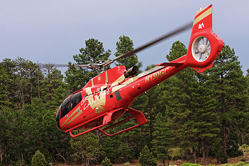 Hélicoptère EC130 de Grand Canyon Helicopters