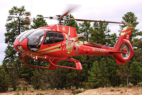 Hélicoptère EC130 de Grand Canyon Helicopters