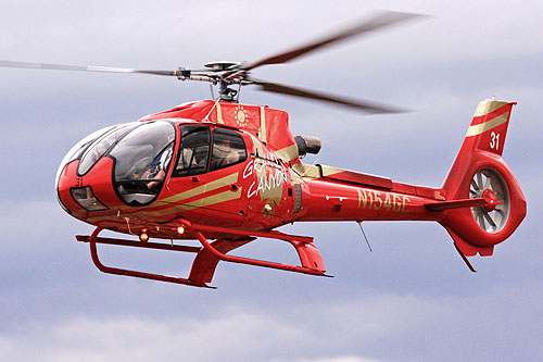 Hélicoptère EC130 de Grand Canyon Helicopters