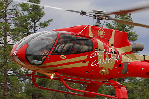 Hélicoptère EC130 de Grand Canyon Helicopters