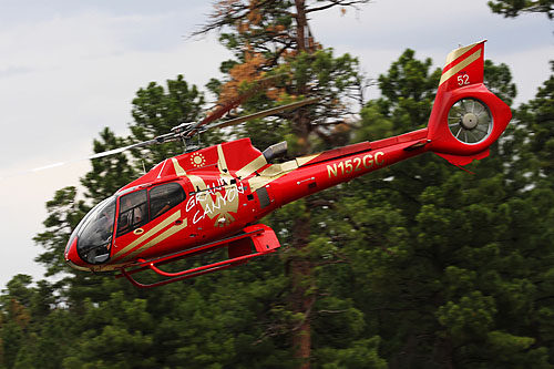 Hélicoptère EC130 de Grand Canyon Helicopters