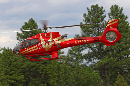 Hélicoptère EC130 de Grand Canyon Helicopters