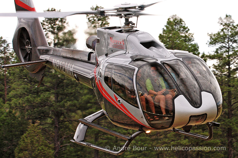 Hélicoptère EC130 de Maverick Helicopters