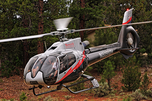 Hélicoptère EC130 de Maverick Helicopters