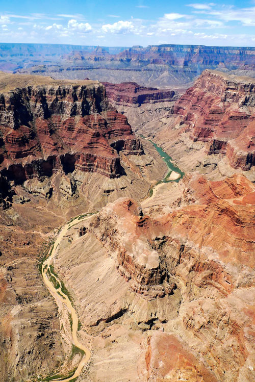 Survol du Grand Canyon en hélicoptère