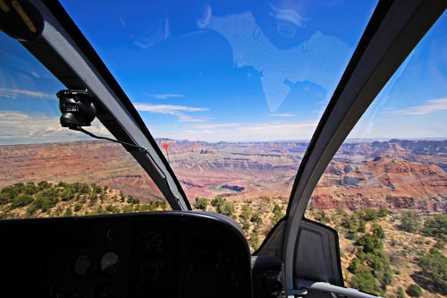 Survol du Grand Canyon en hélicoptère