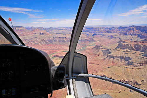 Survol du Grand Canyon en hélicoptère