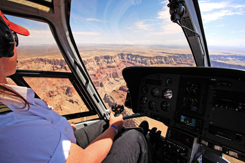 Survol du Grand Canyon en hélicoptère