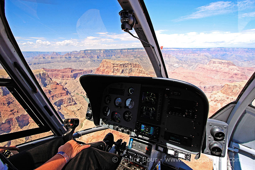 Survol du Grand Canyon en hélicoptère