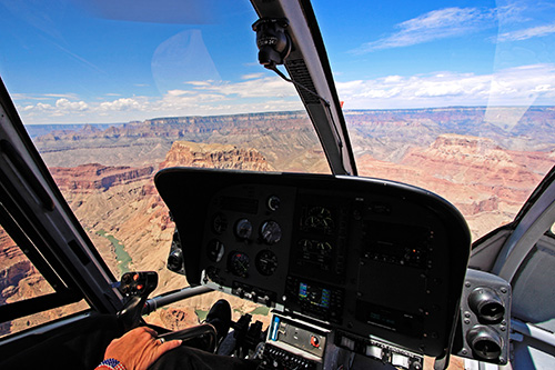 Survol du Grand Canyon en hélicoptère