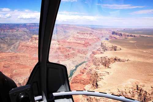 Survol du Grand Canyon en hélicoptère