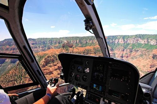 Survol du Grand Canyon en hélicoptère