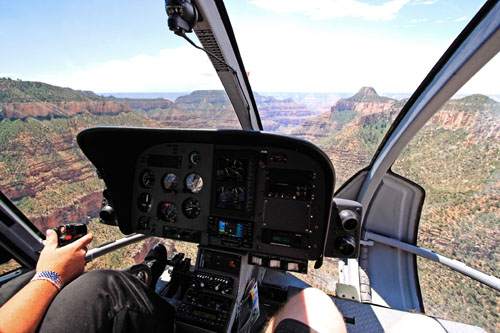 Survol du Grand Canyon en hélicoptère