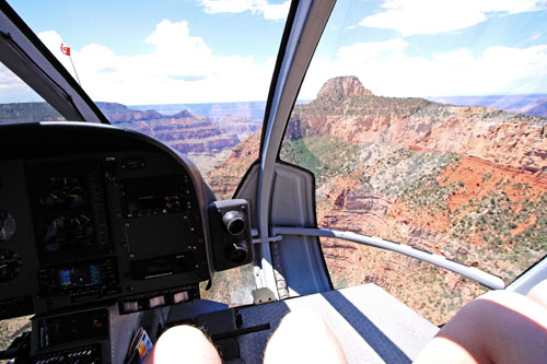 Survol du Grand Canyon en hélicoptère