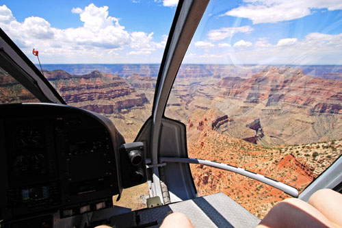 Survol du Grand Canyon en hélicoptère